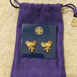 Tory Burch...Naomi stud elephant earrings. Never